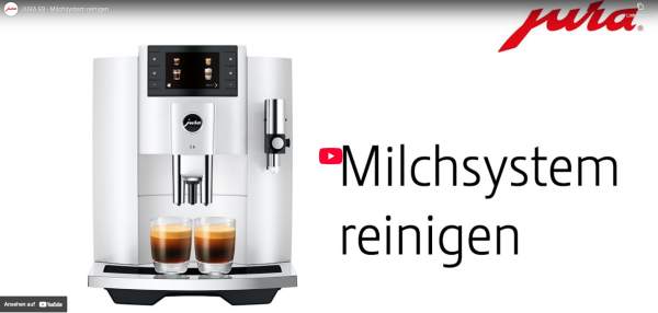 Anleitung zum Milschaumdüse/Cappuccinodüse reinigen