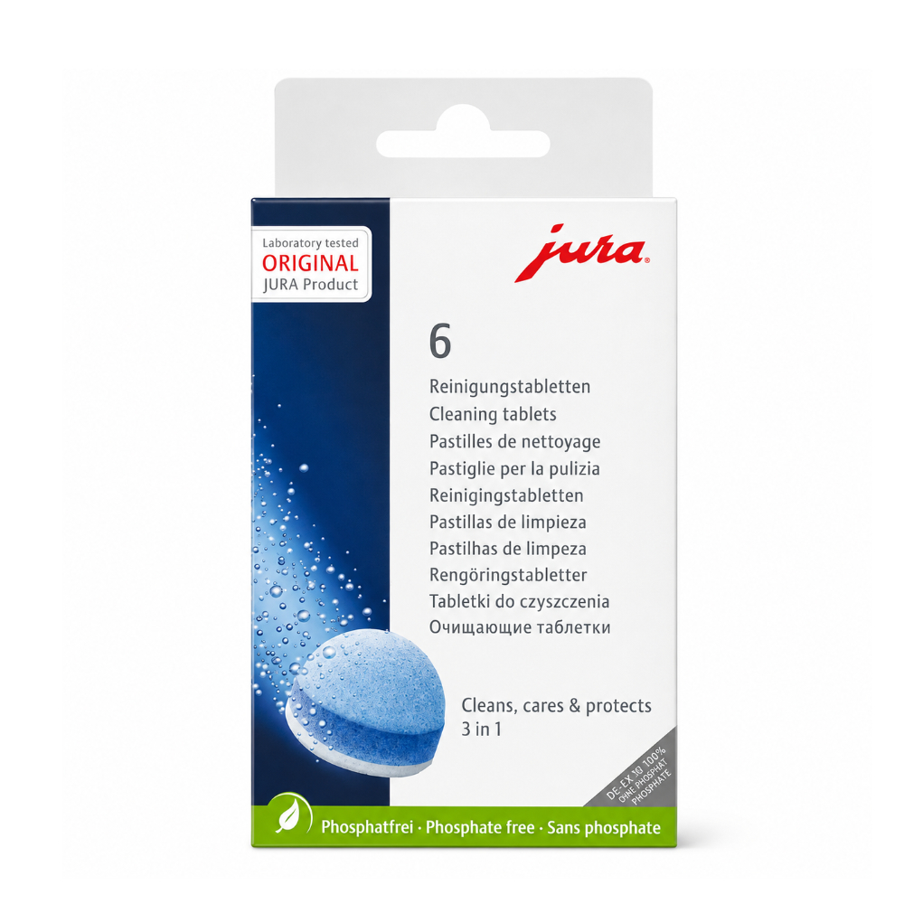 JURA 3-Phasen-Reinigungstabletten (6 Tabletten)