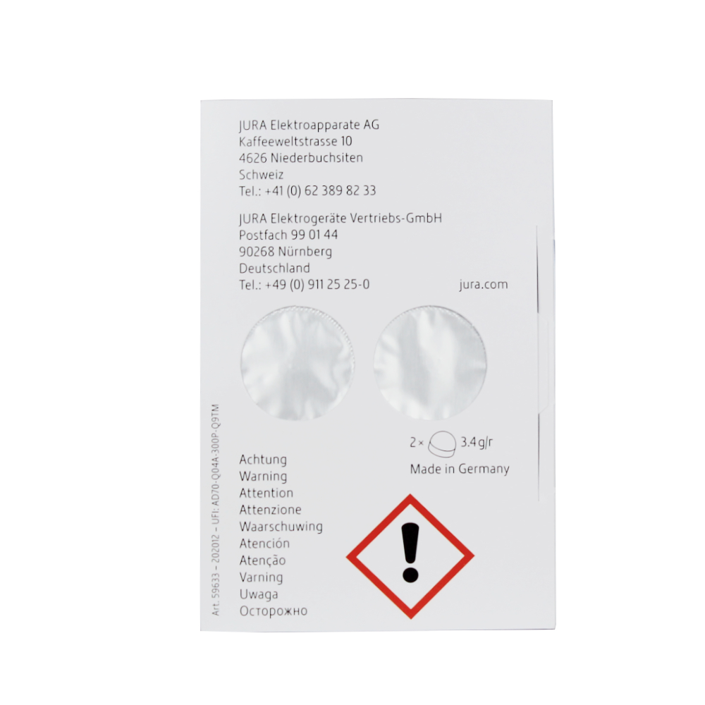 Jura Reinigungstabl. 2er Blister Jura Reinigungstabl. 2er Blister