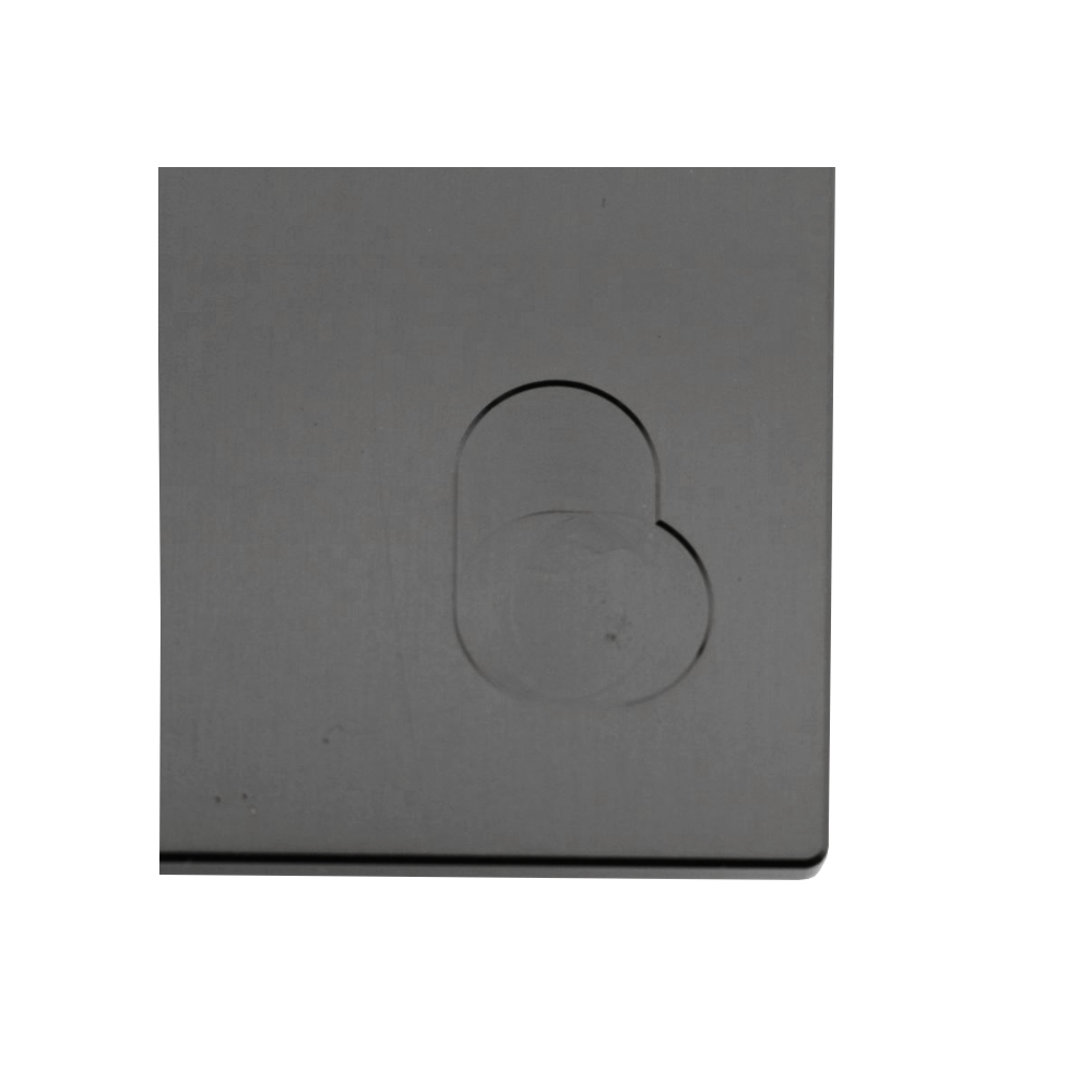 Jura Frontblende links alu schwarz Z10