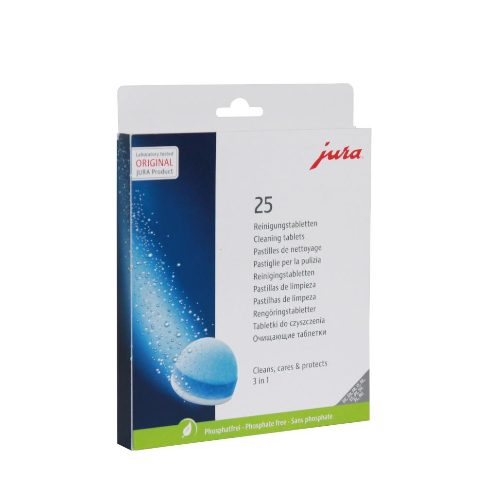 JURA 3-Phasen-Reinigungstabletten Inhalt 25 Stk.