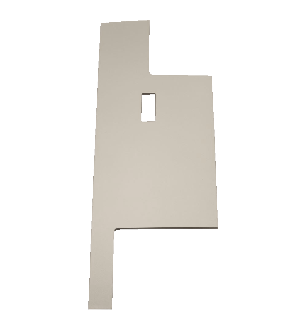 Jura Frontblende links platin X8 / X10