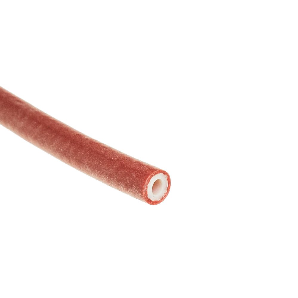 rotel Schlauch Silikon/Gewebe Di 3,0 rot Universa