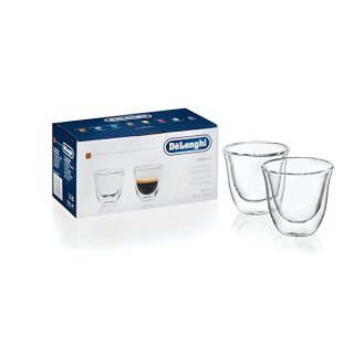 DeLonghi Espressogl&auml;ser aus doppelwandigem Glas 5513214591 