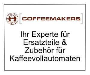 Banner mit dem Text: "Ihr Experte für Ersatzteile und Zubehör für Kaffeevollautomaten".