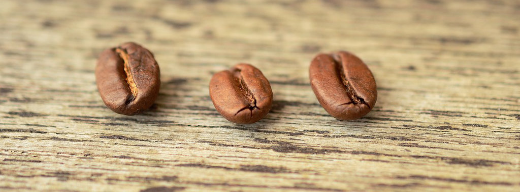 Drei Kaffeebohnen