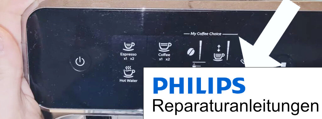 Reparaturanleitung für Phillips Kaffeevollautomaten