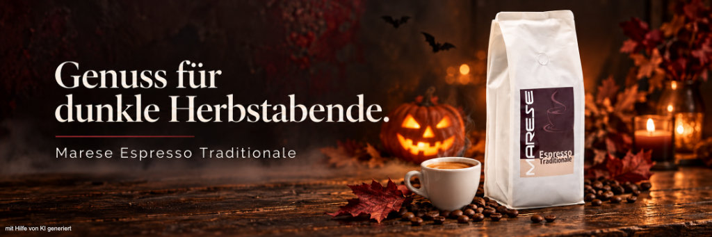 Genuss für dunkle Herbstabende - Marese Espresso Traditionale