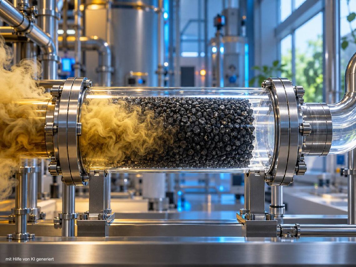 Industriefilter aus Kaffeesatz