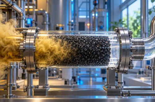 Industriefilter aus Kaffeesatz